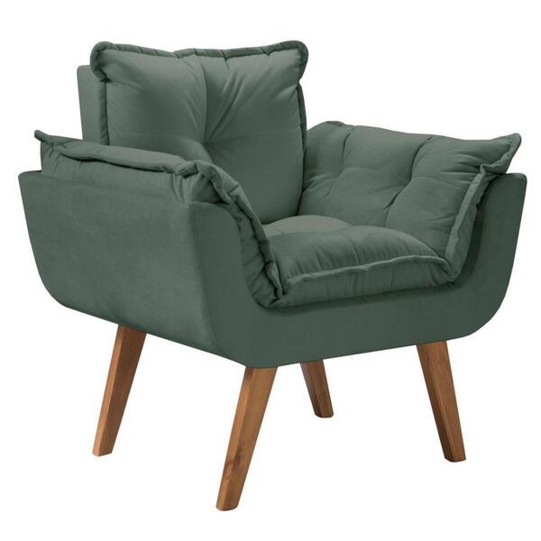 Poltrona Opalla 1 Lugar Base Palito D Salla Verde