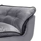 Poltrona Opalla Cinza E Preta