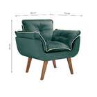 Poltrona Opalla I Verde E Branca