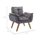 Poltrona Opalla Iv Cinza