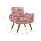 Poltrona Opalla Iv Rosa