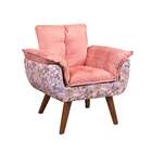 Poltrona Opalla Iv Rosa E Floral