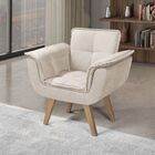 Poltrona Opalla New Base Palito Bege