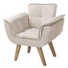 Poltrona Opalla New Base Palito Bege