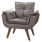 Poltrona Opalla Suede Grafite