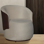 Poltrona Organica Beatriz Design E Conforto Tecido Suede Com