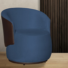 Poltrona Organica Beatriz Design E Conforto Tecido Suede Com