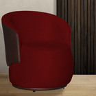 Poltrona Organica Beatriz Design E Conforto Tecido Suede Com