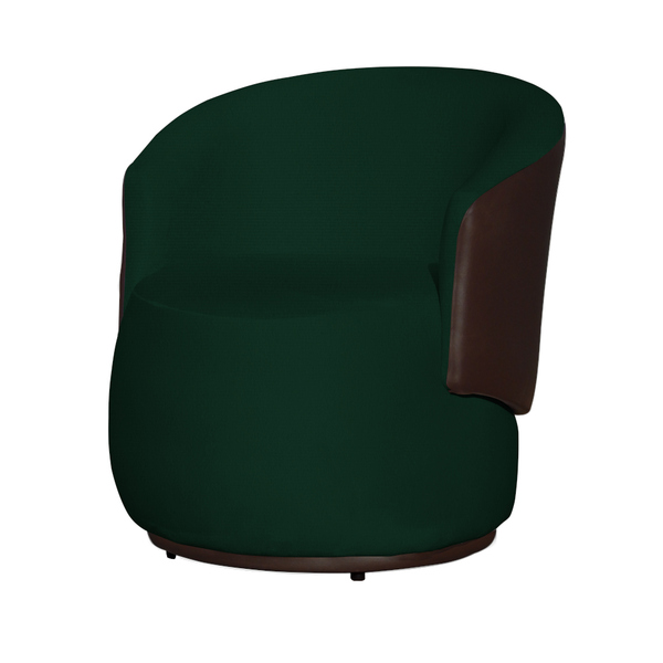 Poltrona Organica Beatriz Design E Conforto Tecido Suede Com