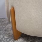 Poltrona Orgânica Curva Amsterdã Boucle Bege - Montanari's De