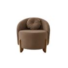 Poltrona Orgânica Curva Amsterdã Boucle Cappuccino - Montanar