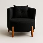 Poltrona Orgânica Curva Luna Veludo - Montanaris Decor - Velu