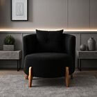 Poltrona Orgânica Curva Luna Veludo - Montanaris Decor - Velu