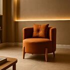 Poltrona Orgânica Curva Luna Veludo - Montanaris Decor - Velu