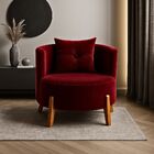 Poltrona Orgânica Curva Luna Veludo - Montanaris Decor - Velu