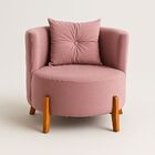 Poltrona Orgânica Curva Luna Veludo - Montanaris Decor - Velu