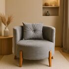 Poltrona Orgânica Curva Luna Veludo - Montanaris Decor - Velu