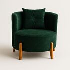 Poltrona Orgânica Curva Luna Veludo - Montanaris Decor - Velu