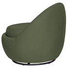 Poltrona Orgânica Kaira Giratória Linho Verde - Nexta Casa