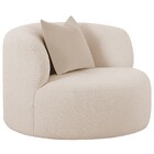 Poltrona Orgânica Maitê Luxo Sala Recepção Decorativa Linho -