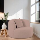 Poltrona Orgânica Maitê Luxo Sala Recepção Decorativa Linho -