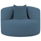 Poltrona Orgânica Maitê Luxo Sala Recepção Decorativa Linho -