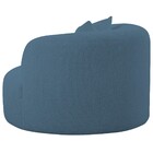 Poltrona Orgânica Maitê Luxo Sala Recepção Decorativa Linho -