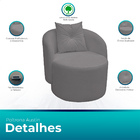 Poltrona Orgânica Para Sala Austin Bouclé Conforto E Elegânci