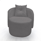 Poltrona Orgânica Para Sala Austin Bouclé Conforto E Elegânci