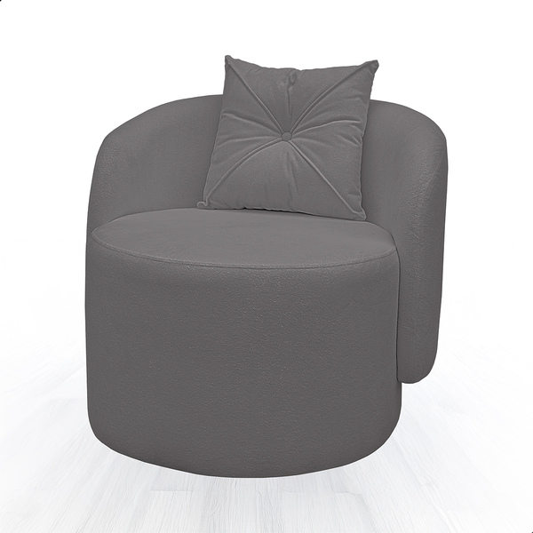 Poltrona Orgânica Para Sala Austin Bouclé Conforto E Elegânci