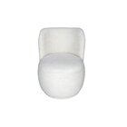 Poltrona Orgânica Sala Recepção Bia Bouclê Bege