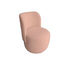 Poltrona Organica Sala Recepção Bouclé Bia Rosê