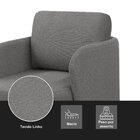 Poltrona Orgânica Sintonia Decorativa Giratória Cinza Escuro