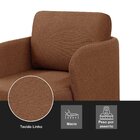 Poltrona Orgânica Sintonia Decorativa Giratória Terracota