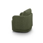 Poltrona Orgânica Sintonia Decorativa Giratória Verde