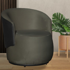 Poltrona Orgânico Beatriz Confortável Tecido Veludo Composê E