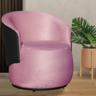 Poltrona Orgânico Beatriz Confortável Tecido Veludo Composê E