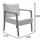 Poltrona Orion 01 Lugar Base Palito Verde