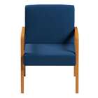 Poltrona Ottawa Linho Azul Marinho