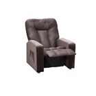 Poltrona Pallas Mx5 Reclinável Marrom Mecanismo De 2 Estágio