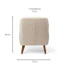 Poltrona Paloma I Linho Bege