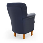 Poltrona Pandora / Couro Azul