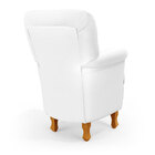 Poltrona Pandora / Couro Branco