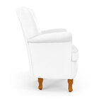 Poltrona Pandora / Couro Branco