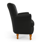 Poltrona Pandora / Couro Preto