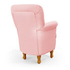 Poltrona Pandora / Couro Rosa Bebê