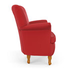 Poltrona Pandora / Couro Vermelho