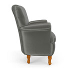 Poltrona Pandora / Veludo Cinza Claro