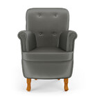 Poltrona Pandora / Veludo Cinza Claro