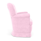 Poltrona Pandora Com Balanço / Z-021 Sued Rosa Bebê